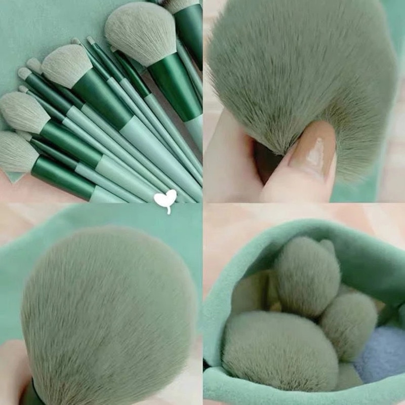 13 PCS Makeup Brushes Set Eye Shadow Foundation Women Cosmetic Brush Eyeshadow Blush Powder Blending Beauty Soft Make Up Tools