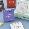 2023 Mini Calendar Table Calendar Desktop Calendar Scheduler Table Planner Yearly Agenda Organizer Desk School Office Supplies