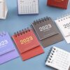 2023 Mini Calendar Table Calendar Desktop Calendar Scheduler Table Planner Yearly Agenda Organizer Desk School Office Supplies