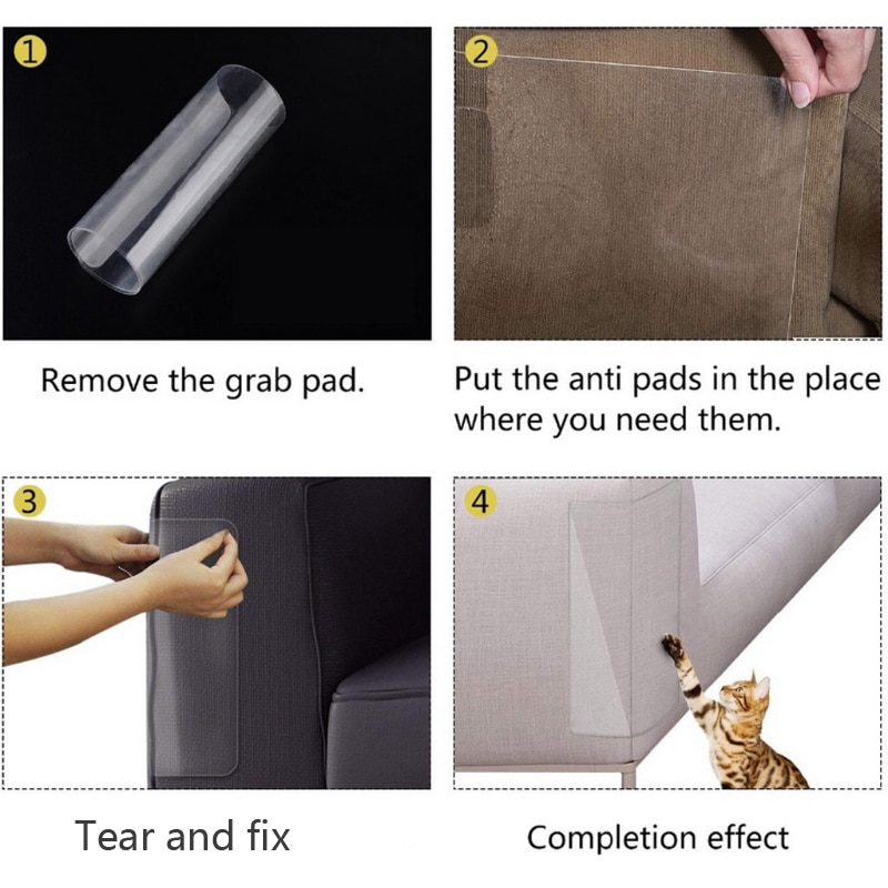 2pcs/lot Cat Scratche Guard Scratching Post Durable Sticker Couch Furniture Protector Articles For Pets Cats Accessories