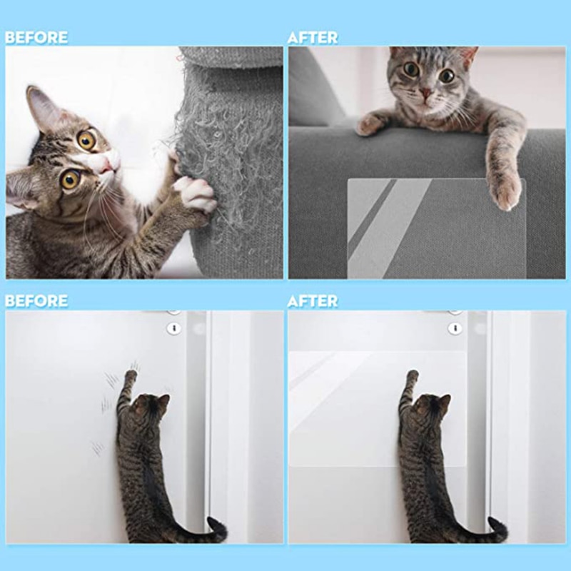 2pcs/lot Cat Scratche Guard Scratching Post Durable Sticker Couch Furniture Protector Articles For Pets Cats Accessories