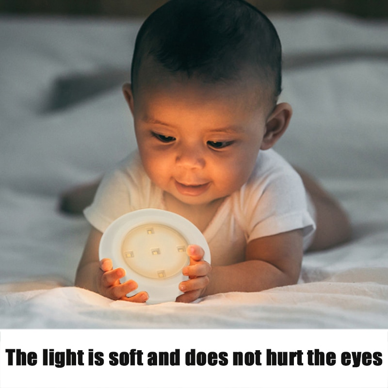 3W Super Bright Cob Under Cabinet Light LED Wireless Remote Control Dimmable Wardrobe Night Lamp Home Bedroom Kitchen Nightlight