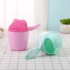 Cartoon Baby Bath Caps Baby Shampoo Cup Children Bathing Bailer Baby Shower Spoons Child Washing Hair Cup Kids bath tool