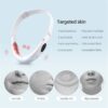 CkeyiN V Shaped Facial Lifting Device Slimming Face Tightening Machine Red Light Therapy Neck EMS Massager Removal Double Chin