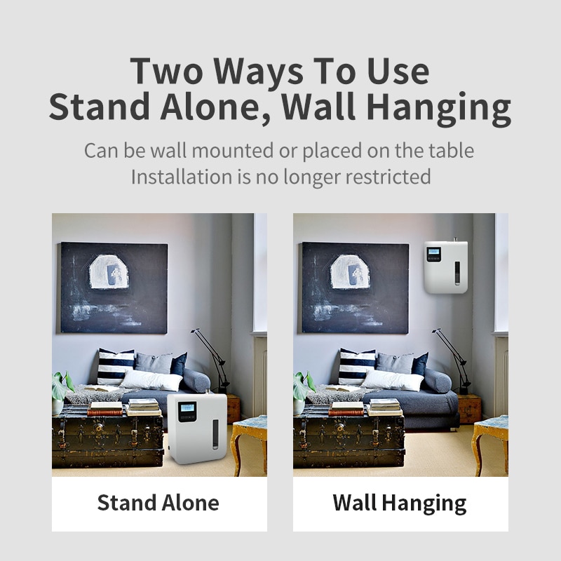 Electric Aroma Diffuser Home Hotel Office HAVC Flavoring Room Fragrance Air Purifiers 300ML Capacity WIFI Bluetooth Button Timer