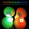 Endurance Flight Stability Vibration Damping Glow in The Dark Shuttlecocks Unbreakable Fluorescent Badmintons Sport Supplies