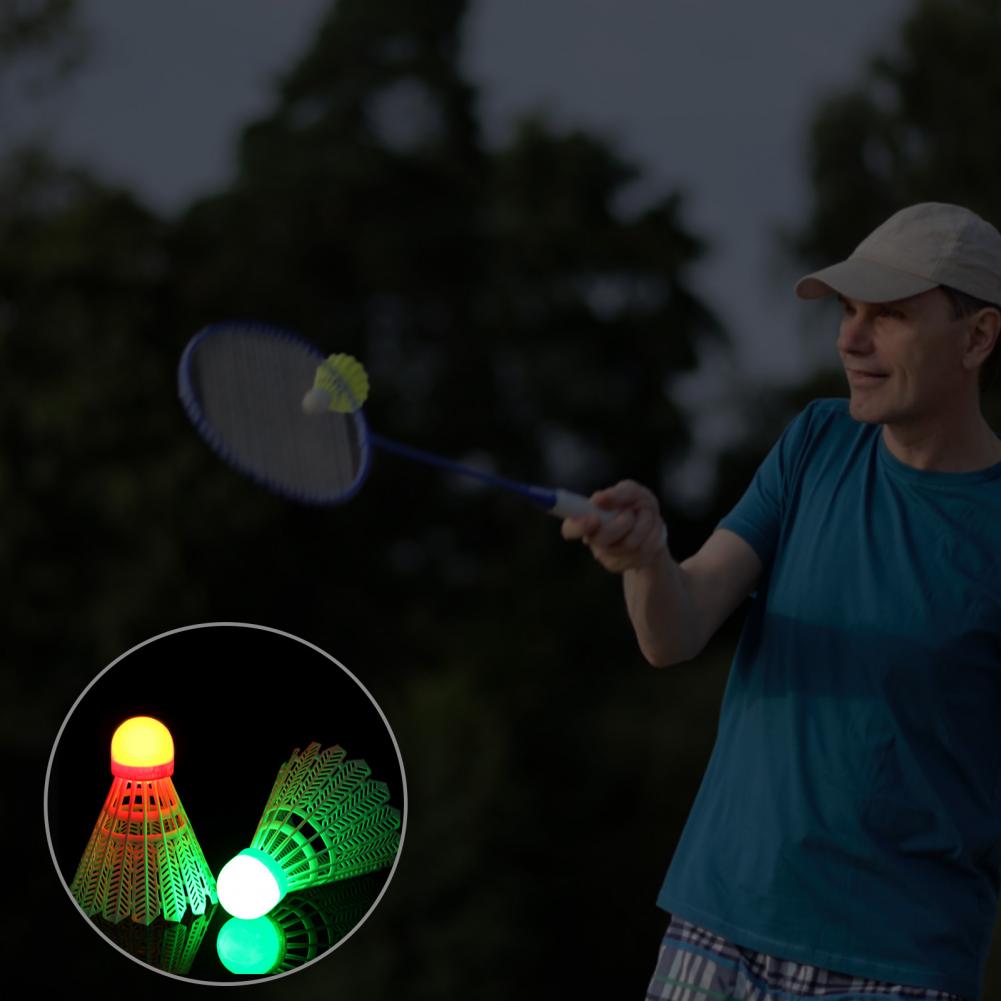Endurance Flight Stability Vibration Damping Glow in The Dark Shuttlecocks Unbreakable Fluorescent Badmintons Sport Supplies