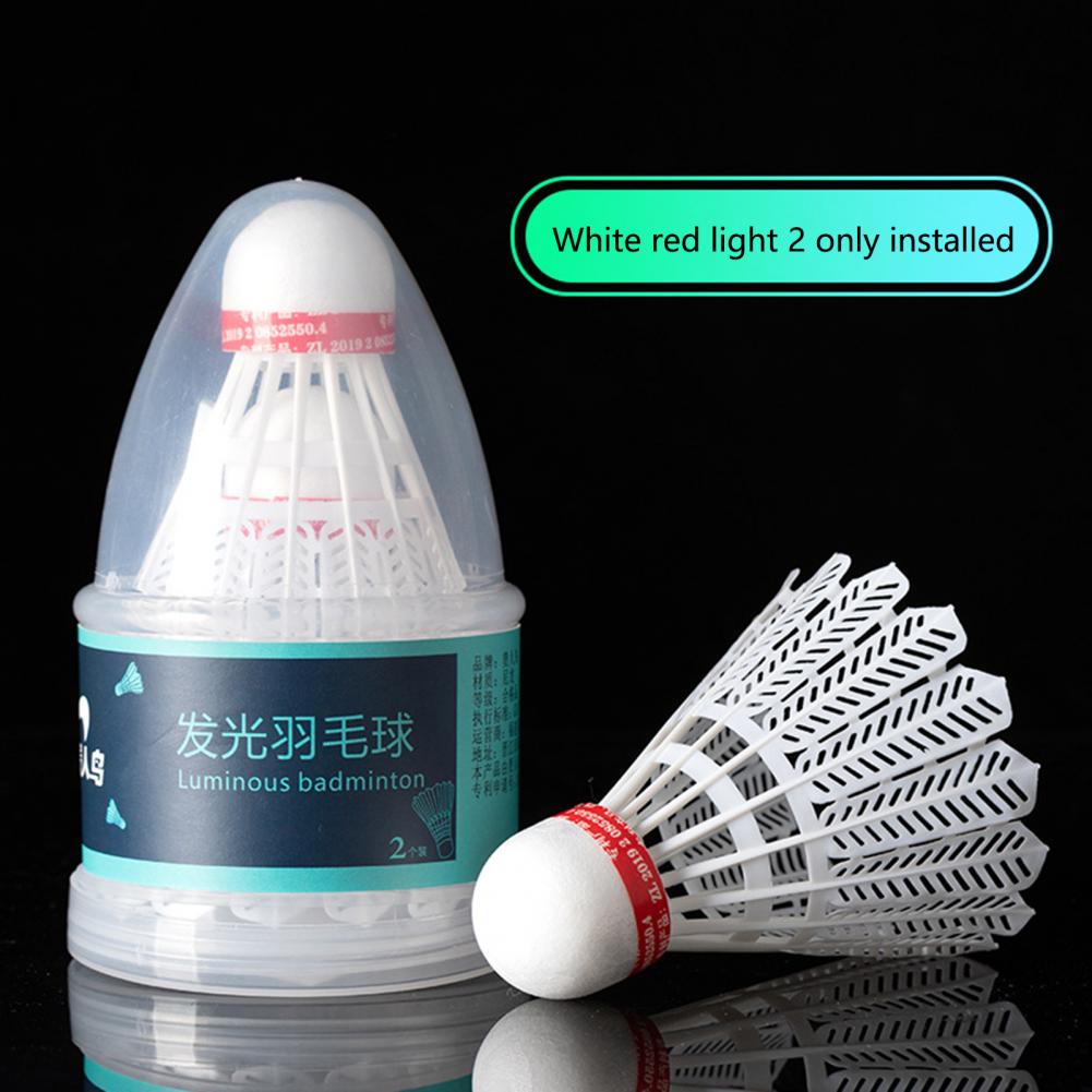 Endurance Flight Stability Vibration Damping Glow in The Dark Shuttlecocks Unbreakable Fluorescent Badmintons Sport Supplies