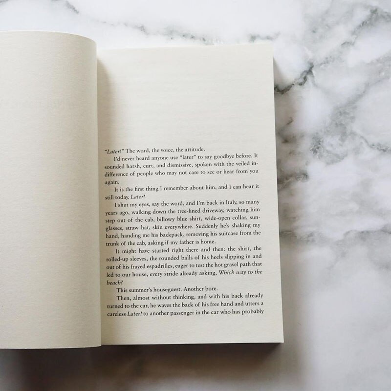 English version please call me by your name English books movie book of the same name