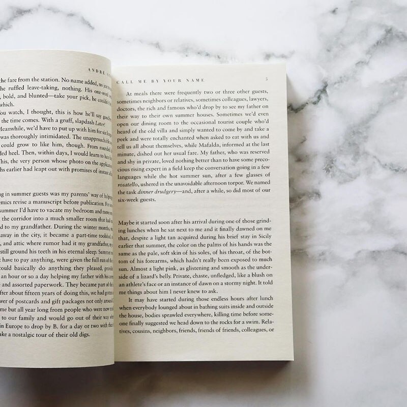 English version please call me by your name English books movie book of the same name