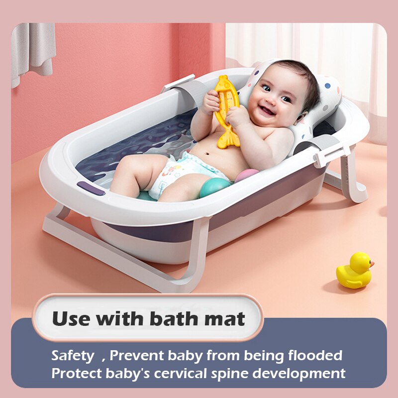 Infant Shining Folding Bath Tub Baby Bath 0-6 Years Large Size Newborn Baby Products Bath Seat Bathtub for Kids Baby Shower Bath