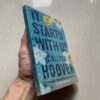 It Starts with Us By Colleen Hoover/It Ends with Us Novels Book In English #1 Sunday Times Bestselling Paperback