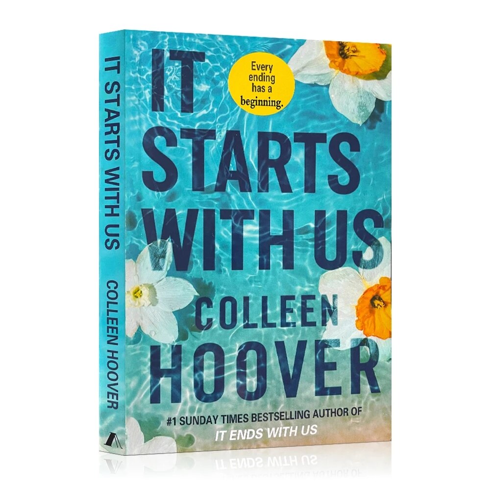 It Starts with Us By Colleen Hoover/It Ends with Us Novels Book In English #1 Sunday Times Bestselling Paperback