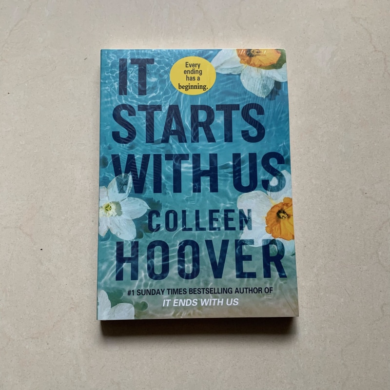 It Starts with Us By Colleen Hoover/It Ends with Us Novels Book In English #1 Sunday Times Bestselling Paperback
