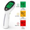 JYHealth Digital Thermometer Portable Non-contact Infrared Thermometer Gun Baby and Adult Body & Surface Temperature Measurement