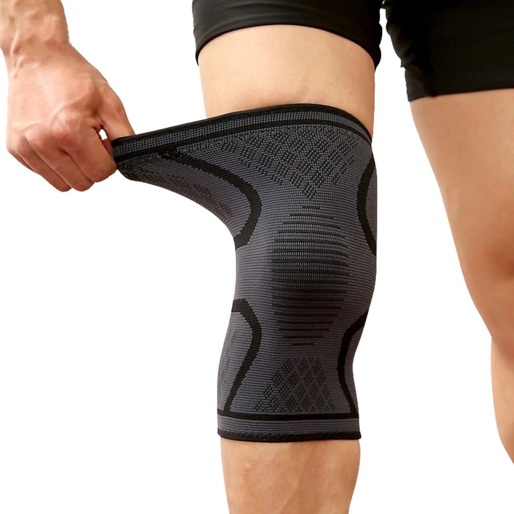 Knee Support Arthritis Relief Wrap Brace Compression PATELLA PAIN Strap Elastic Nylon Sport Fitness Knee Pad Good
