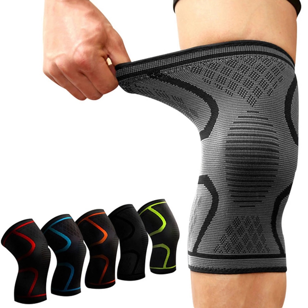 Knee Support Arthritis Relief Wrap Brace Compression PATELLA PAIN Strap Elastic Nylon Sport Fitness Knee Pad Good