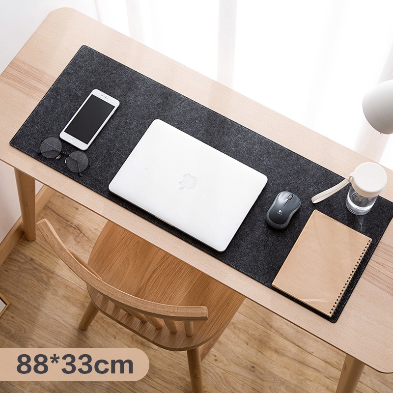 Large XXL Office Computer Desk Mat Table Keyboard Big Mouse Pad Wool Felt Laptop Cushion Desk Non-slip Mat Gamer Mousepad Mat