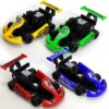 Mini Plastic Car Toy Pull Back Colorful Cartoon Racing Model Kart Racing Car Children Educational Toy For Boys
