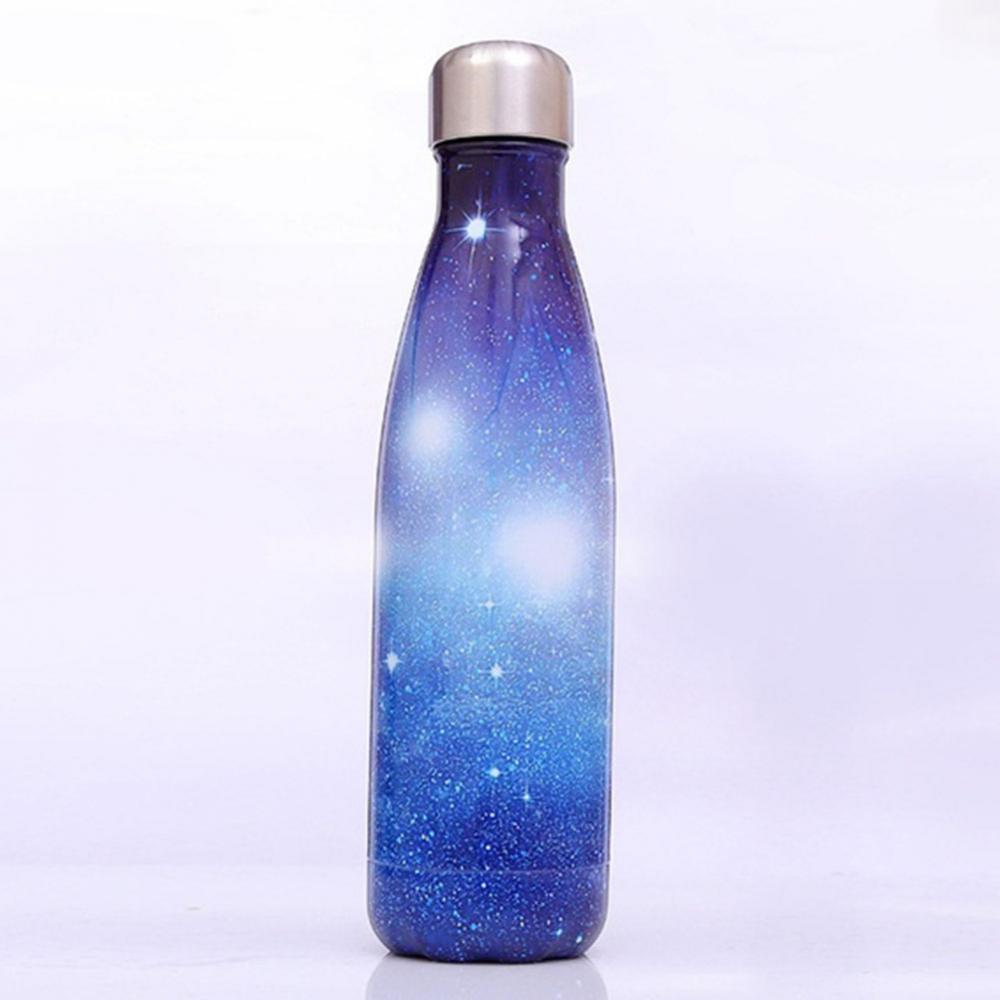 New 500ML Water Bottle Vacuum Insulated Flask Thermal Sport Chilly Mug Cold Bottle Cooking Supplies Climbing Camping Equipment