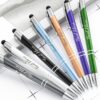 Personalized Custom Logo Metal Multicolor Ball Point Pen Business Advertising Office Pens Birthday Party Gift School Stationery