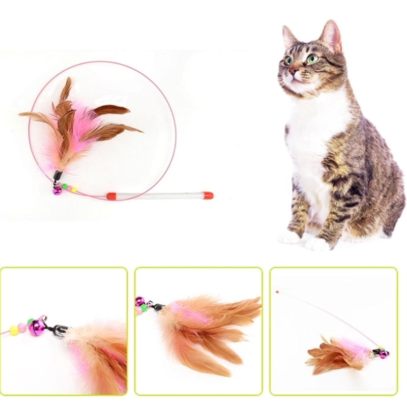 Pet Cat Toy Plush Funny Play Cat Toys Ring Bell Happy Cat's Accessories High Quality Good Elastic Rope Toy pet supplies cat toys