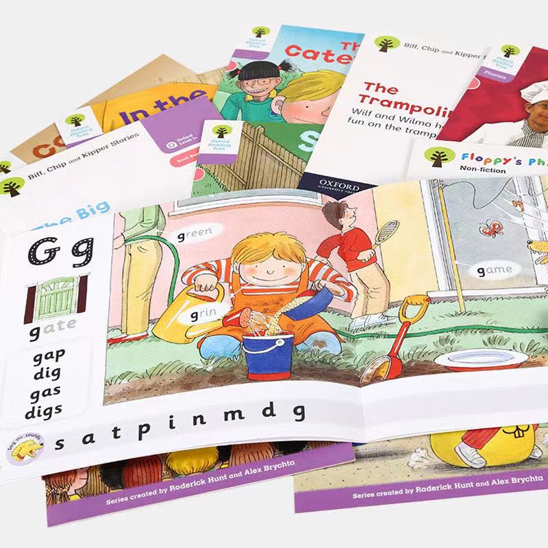 Random 2 Books of Oxford Reading Tree 1st Level Pronunciation Introductory Natural Spelling 3-8 Years Old Children English Books