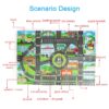 Road Mat Children Traffic Car Map Boy Girls Educational Toy Road Carpet Playmat For Baby Mats Cartoon City Rug Kids Toys Games