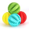 Soft Natural Rubber Dogs Ball Funny Interactive Extra-tough Elasticity Ball Puppy Chew Toy Tooth Cleaning Snack Toy Pet Products