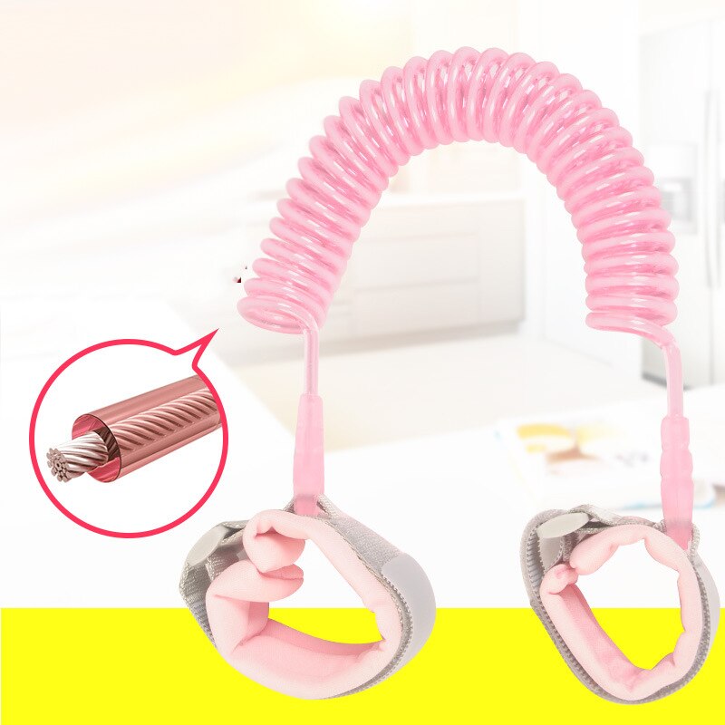 Toddler Baby Kids Safety Harness Cut Continuously Child Leash Anti Lost Wrist Link Traction Rope  New Hot