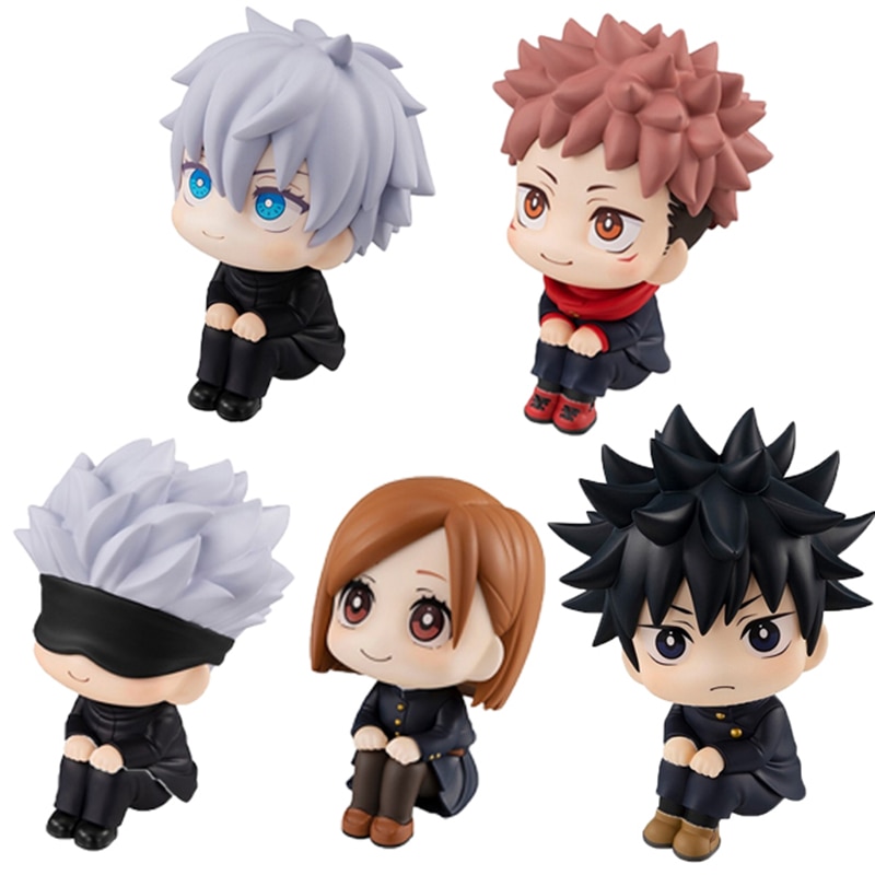 Version Anime Figure Toys Children Jujutsu Kaisen Figure Yuji Itadori Gojo Satori PVC Action Figure Kid Gift  Super