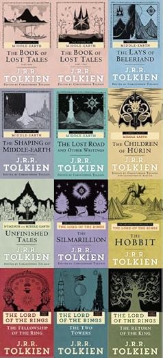Middle Earth and Lord of the Rings 12-Book Collection by J.R.R. Tolkien