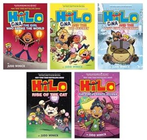 Hilo Graphic Novel Series 5-Book Collection Vol. 7-11