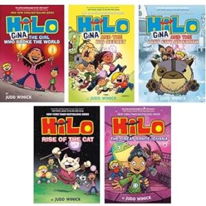 Hilo Graphic Novel Series 5-Book Collection Vol. 7-11
