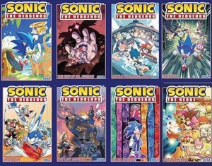Sonic the Hedgehog Series 8-Book Set Vol. 1-8