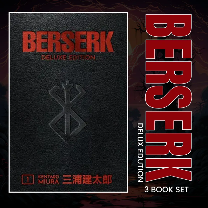 Berserk Deluxe Edition Series 3 Books Collection Set