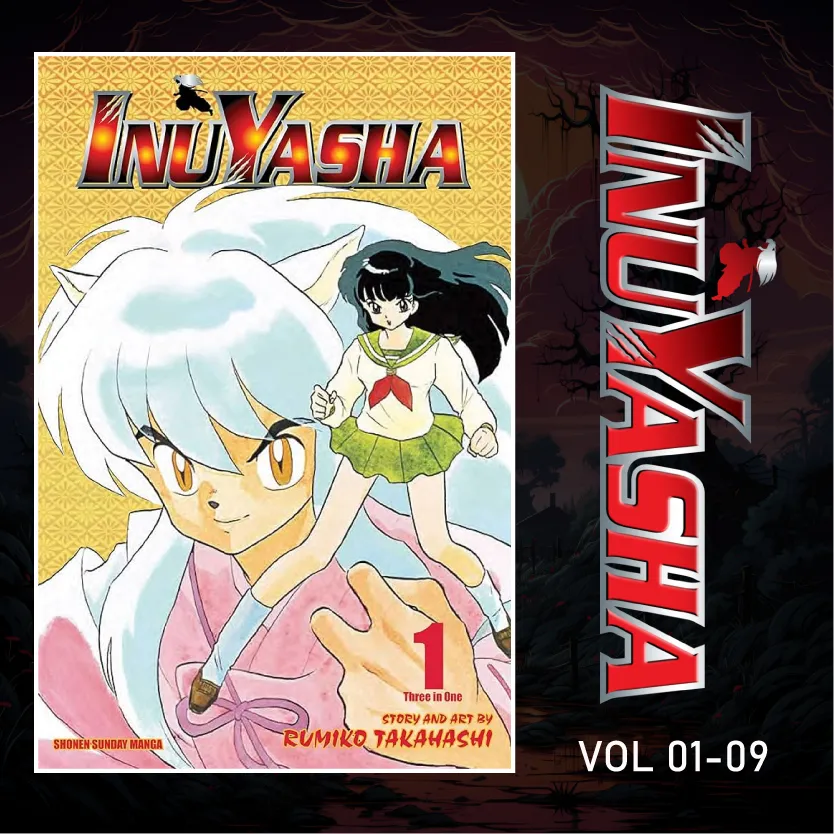 Inuyasha VIZBIG Edition 9-Book Collection Vol. 1-9 by Rumiko Takahashi