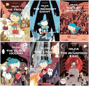 Hilda Hildafolk Complete Book Series 6-Book Set