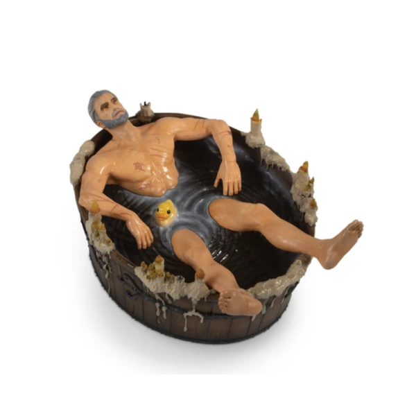 The Witcher III: The Wild Hunt Geralt in Bath Statuette