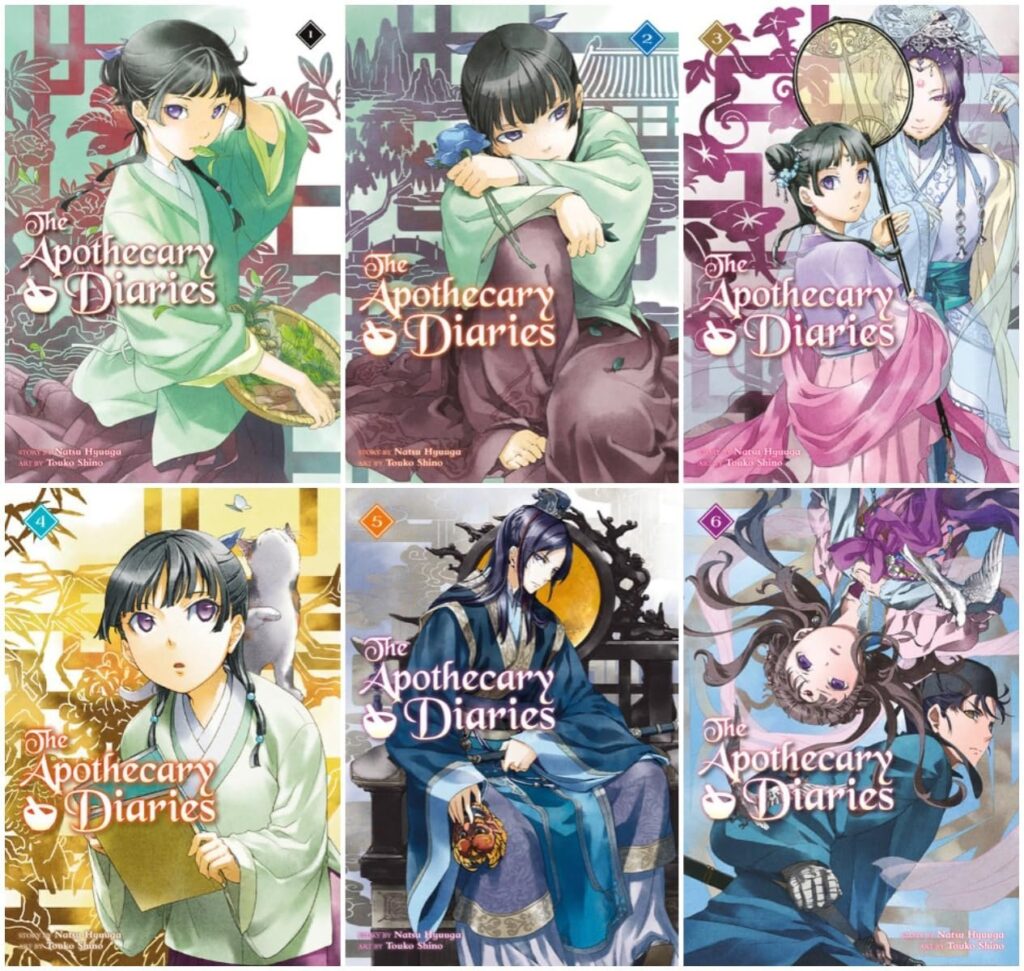 The Apothecary Diaries (Light Novel) Series 6-Book Collection Set (Books 1 to 6)